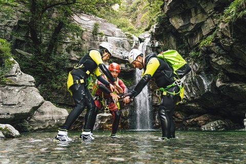 Canyoning im Tessin 