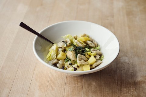 Pizzoccheri mit Wirsing, Kartoffeln und Käse