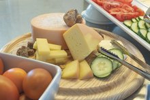 Unser Frühstücksbuffet in den Jugendherbergen. 