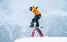Sina Candrian im Snowpark
