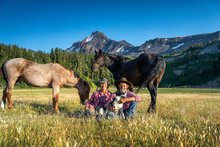 Sonja Endlweber und Günter Wamser mit ihren Pferden - Reisevortrag Explora