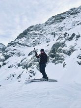 Christina Ragettli fährt Ski in Engelberg